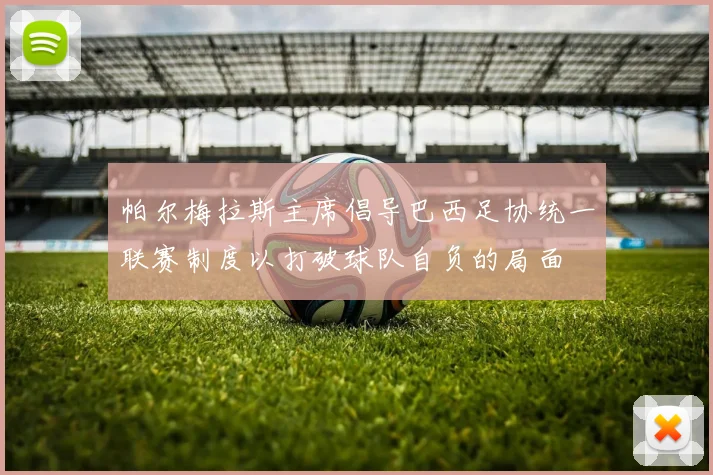 帕尔梅拉斯主席倡导巴西足协统一联赛制度以打破球队自负的局面